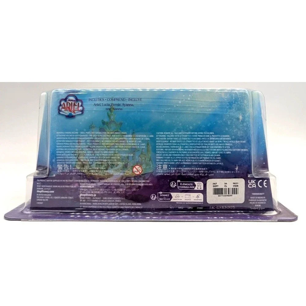 *NEW* Disney Junior Ariel Mini Figure Set‎ - 5pk